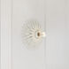Broche Bath Sconce Wall Light in Matte White