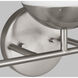Alvin 4 Light 33.38 inch Brushed Nickel Bath Vanity Wall Light