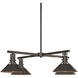 Henry 4 Light 36 inch Coastal White Outdoor Pendant