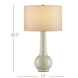 Osa 30.5 inch 150 watt Natural Bone Table Lamp Portable Light