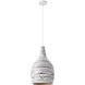 Balsam 1 Light 13 inch Brindled Bamboo Pendant Ceiling Light