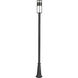 Luca LED 115.75 inch Black Outdoor Post Mounted Fixture