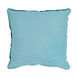 Solid 18 X 18 inch Aqua Pillow Kit