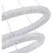 Arielle LED 25 inch Chrome Down Chandelier Ceiling Light