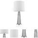 Chiara 29 inch 100.00 watt Polished Chrome Table Lamp Portable Light