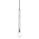 Pippin 1 Light 5 inch Polished Nickel Pendant Ceiling Light