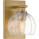Glint 1 Light 6 inch Legacy Brass Vanity Light Wall Light