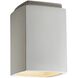Radiance Rectangle LED 6.5 inch Terra Cotta Outdoor Flush-Mount