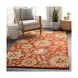Athena 117 X 117 inch Burnt Orange/Wheat/Dark Blue/Medium Gray/Black Rugs, Wool