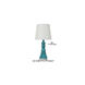 Crestview 18.5 inch Blue Table Lamp Portable Light