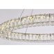 Monroe 1 Light 36 inch Chrome Pendant Ceiling Light
