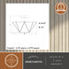Burnett 2 Light 14 inch Muted Brass Semi-Flush Mount Ceiling Light