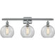 Ballston Athens LED 26 inch Polished Chrome Bath Vanity Light Wall Light in Clear Glass, Ballston