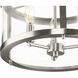 Gilliam 3 Light 13 inch Brushed Nickel Semi-Flush Mount Ceiling Light