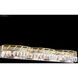 Zoe 8 Light 33 inch Gold Vanity Light Wall Light