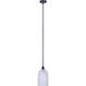Marek 1 Light 7 inch Matte Black Mini Pendant Ceiling Light