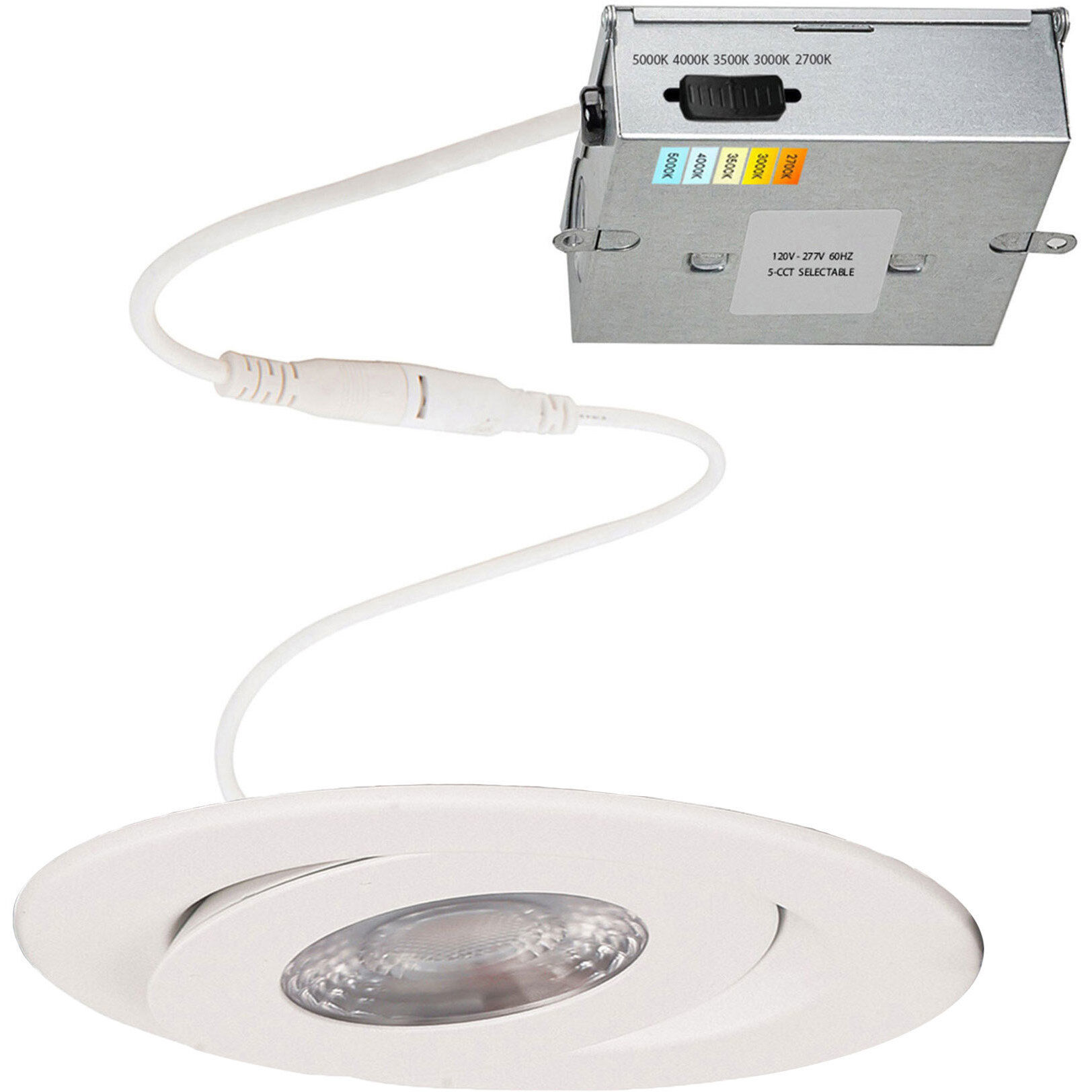 Lotos LED White Complete Kit Recessed Lighting