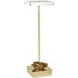 Adeline 26 X 8 inch Gold Accent Table