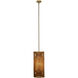 Congruent 1 Light 10 inch Antique Brass Pendant Ceiling Light