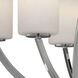 Keli 6 Light 27.25 inch Chrome Chandelier Ceiling Light