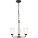 Kerrville 3 Light 17.88 inch Bronze Chandelier Ceiling Light