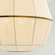 ED Ellen DeGeneres Hikari Pendant Ceiling Light in Burnished Brass
