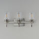 Goblet 3 Light 20.25 inch Satin Nickel Bath Vanity Wall Light