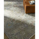 Anelka 108 X 72 inch Sterling Grey / Ash / Light Silver Handmade Rug in 6 x 9