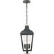 Dumont 3 Light 9.25 inch Graphite Outdoor Pendant