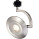 Orb 120 Brushed Nickel LED Track Head - H-Type Ceiling Light