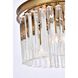 Sydney 3 Light 16 inch Satin Gold Pendant Ceiling Light in Clear