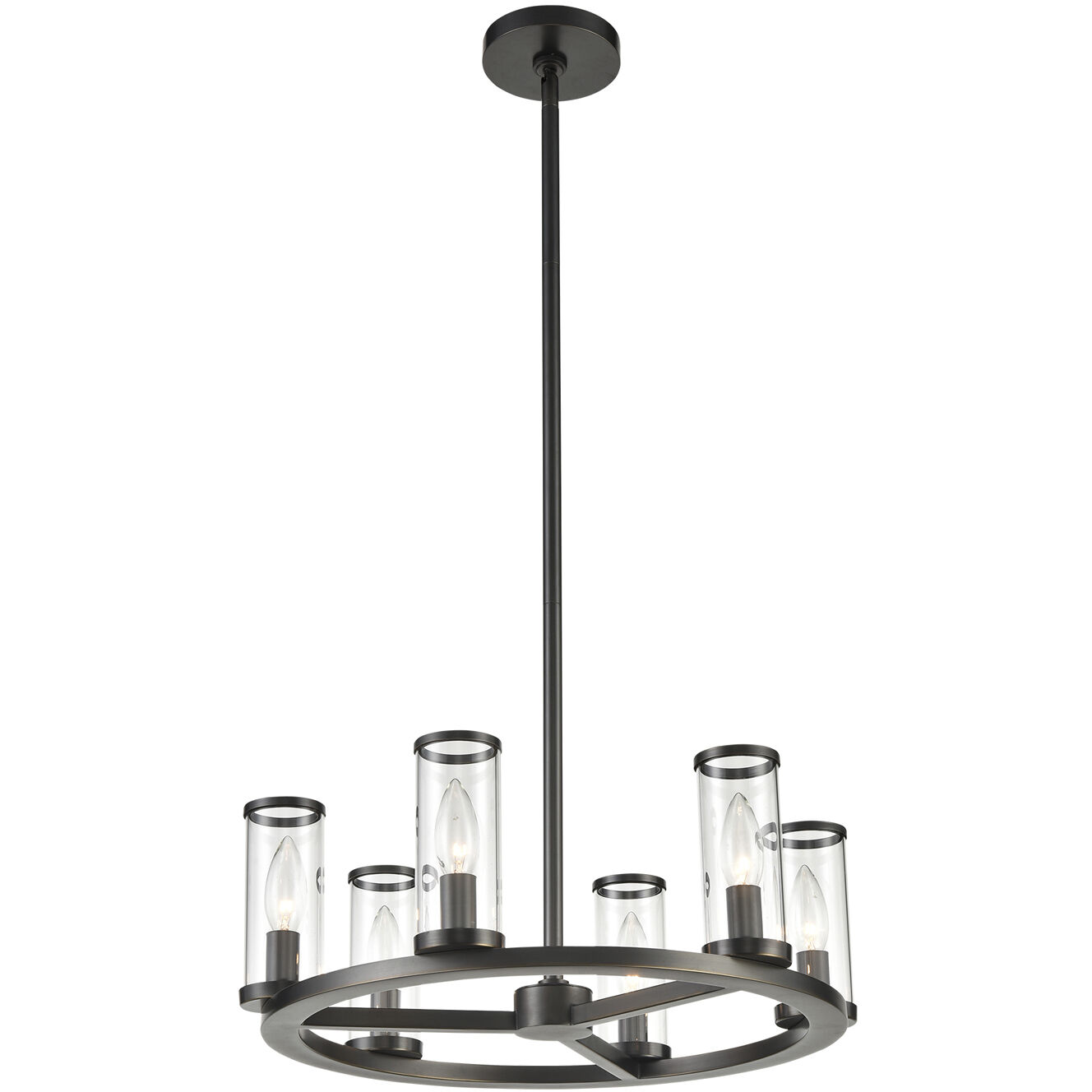 Revolve 6 Light 18.63 inch Chandelier