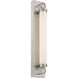 Eliza 4.5 inch Brushed Steel Wall Sconce Wall Light