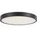 Alora Mood Evelyn 9 inch Matte Black and Alabaster Flush Mount Ceiling Light