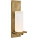Chapman & Myers Cornado LED 5.25 inch Museum Brass Indoor/Outdoor Hurricane Sconce Wall Light