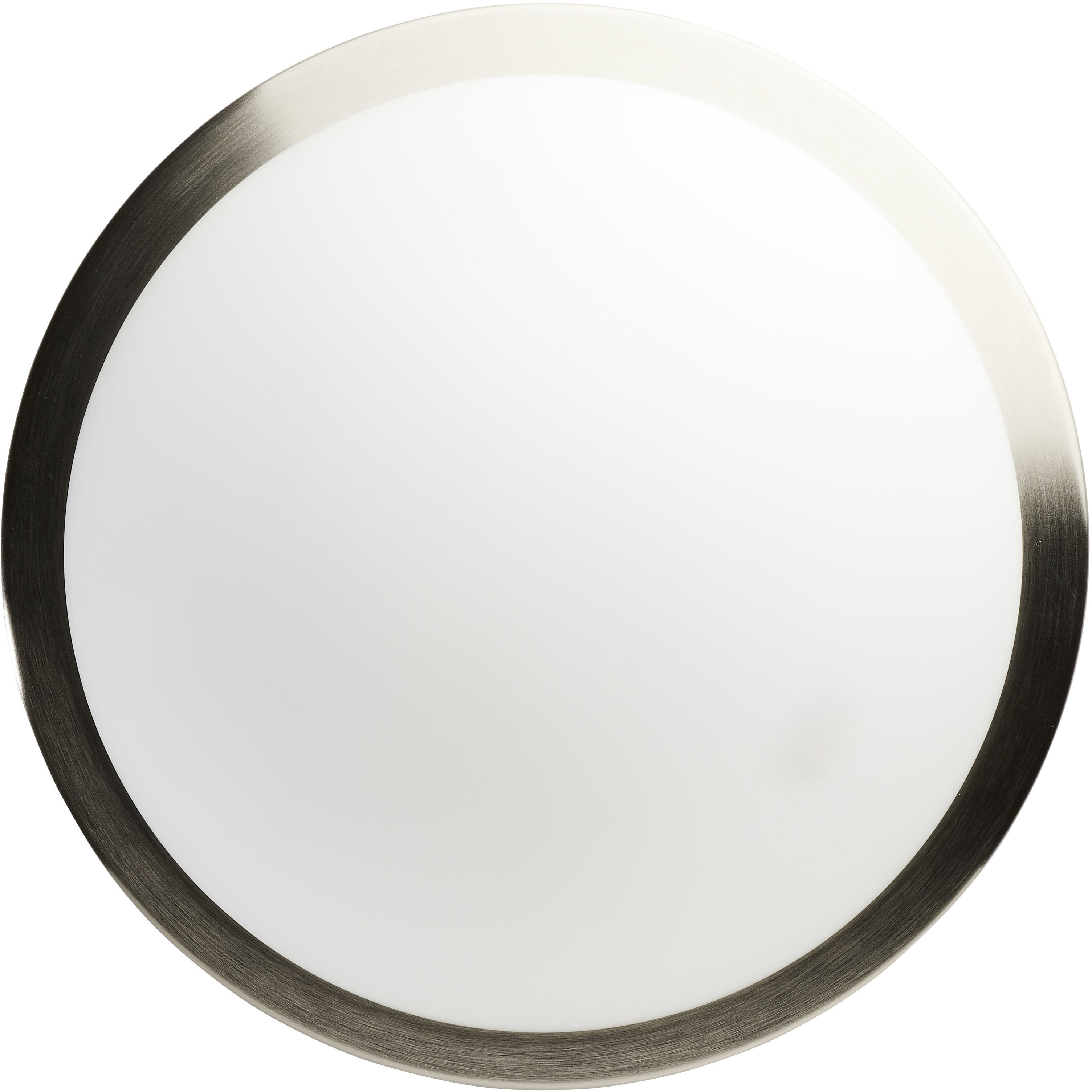 Button LED 13.38 inch Brushed Nickel LED Flush Mount Ceiling Light