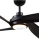 Horizon 56 inch Matte Black Ceiling Fan