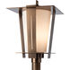Linea 1 Light 21.5 inch Coastal Bronze Outdoor Post Light