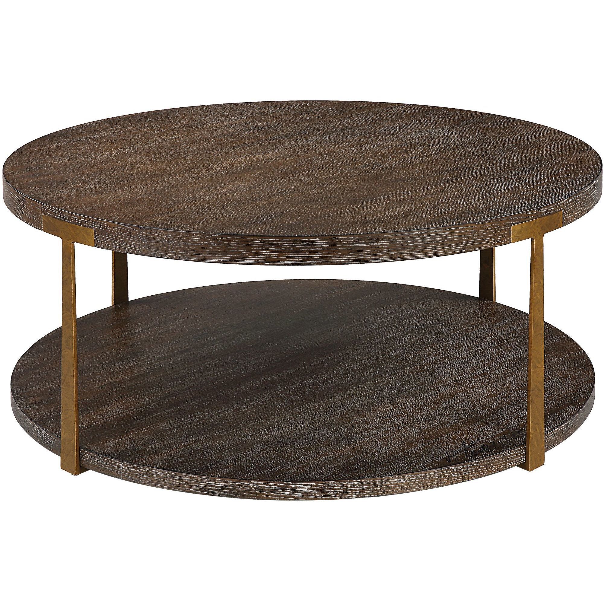 Palisade 40 X 17 inch Coffee and Antique Gold Coffee Table
