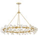 Audra 8 Light 48 inch Deluxe Gold Chandelier Ceiling Light