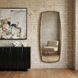 Adair 72.5 X 29.5 inch Plated Antique Brass Mirror