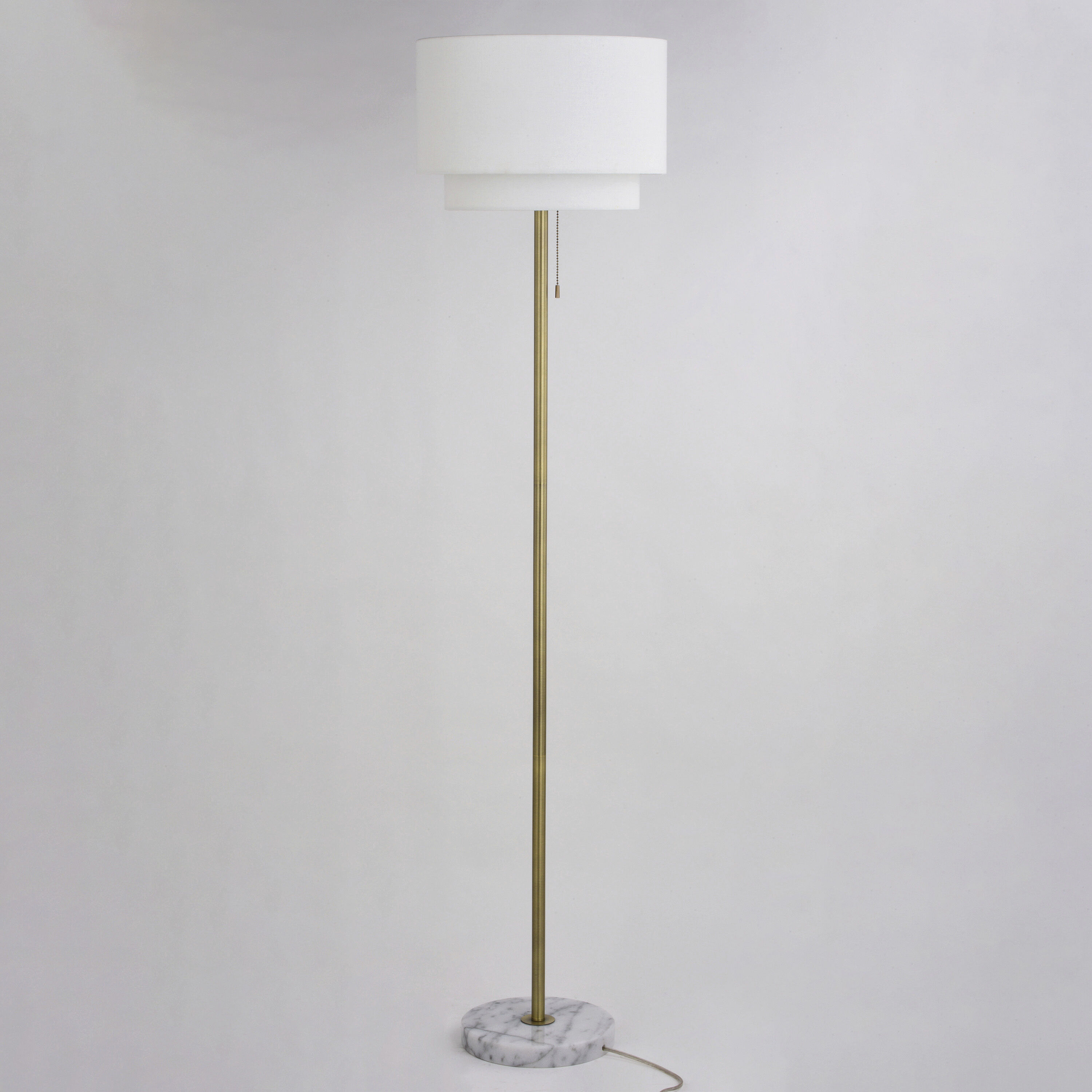 Burnaby 62.5 inch 100.00 watt Matte Brass Floor Lamp Portable Light