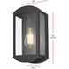 Miles 1 Light 12 inch Black Outdoor Wall Sconce
