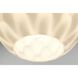 Sirena LED 7.9 inch Matte Chrome Small Pendant Ceiling Light in White Glass