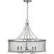 Austelle 5 Light 24 inch Galvanized Chandelier Ceiling Light