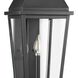 Richmond Hill 1 Light 29 inch Textured Black Outdoor Wall Lantern, Design Series