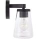 Aaron 2 Light 15 inch Matte Black Vanity Light Wall Light