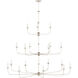 Nottaway 18 Light 60 inch Champagne Chandelier Ceiling Light, Grande