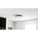 Cherbury LED 16 inch Matte Black Flush Mount Ceiling Light, Medium