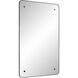 Aine 36 X 24 inch Matte Black Wall Mirror